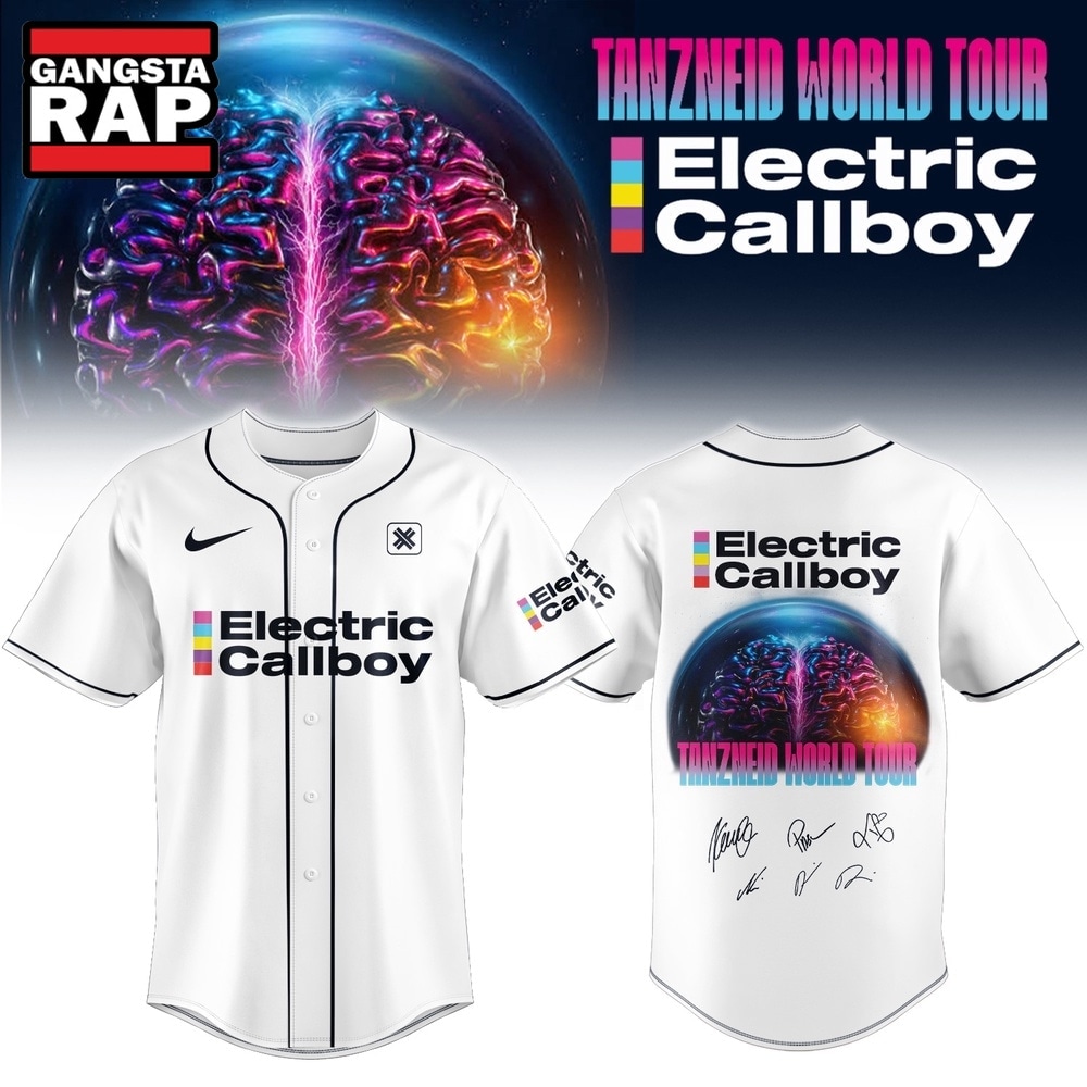 Electric Callboy Tanzneid World Tour 2026 Special New Baseball Jersey, Trending Music Jersey Electric Callboy Tanzneid World Tour 2026 Special New Baseball Jersey, Trending Music Jersey