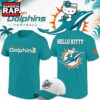 Exclusive Miami Dolphins x Hello Kitty 2026 Blue T Shirt , Music Trend Shirt Exclusive Miami Dolphins X Hello Kitty 2026 Blue T Shirt
