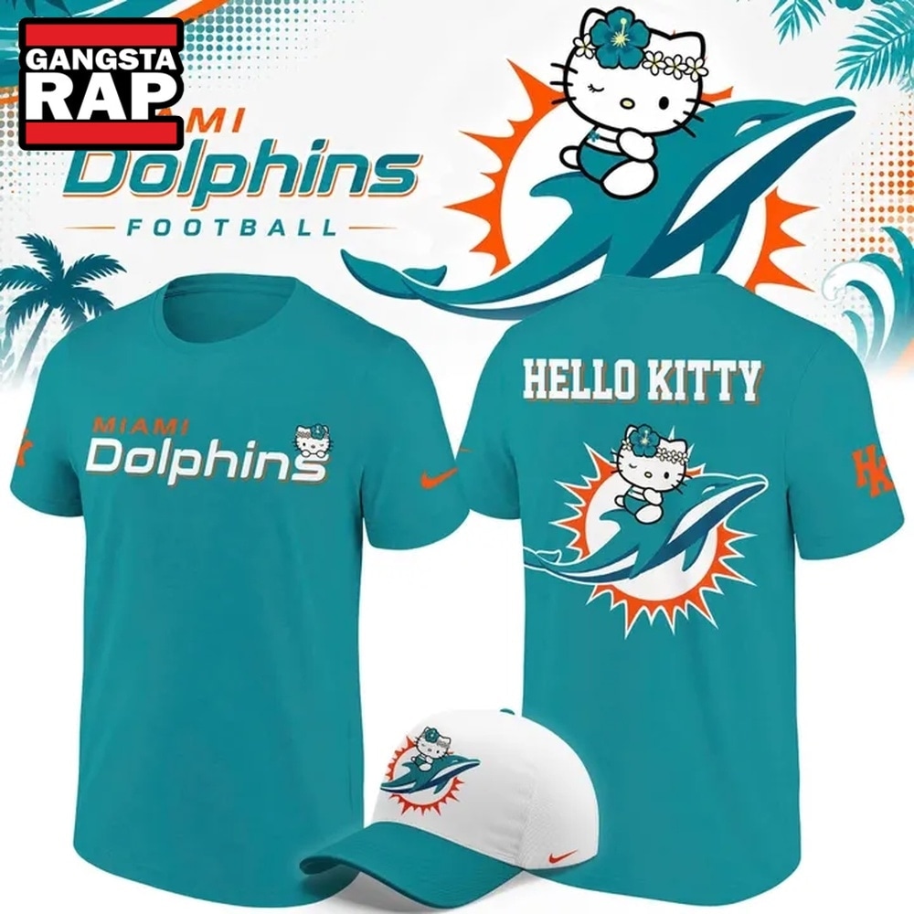 Exclusive Miami Dolphins x Hello Kitty 2026 Blue T Shirt , Music Trend Shirt Exclusive Miami Dolphins x Hello Kitty 2026 Blue T Shirt , Music Trend Shirt