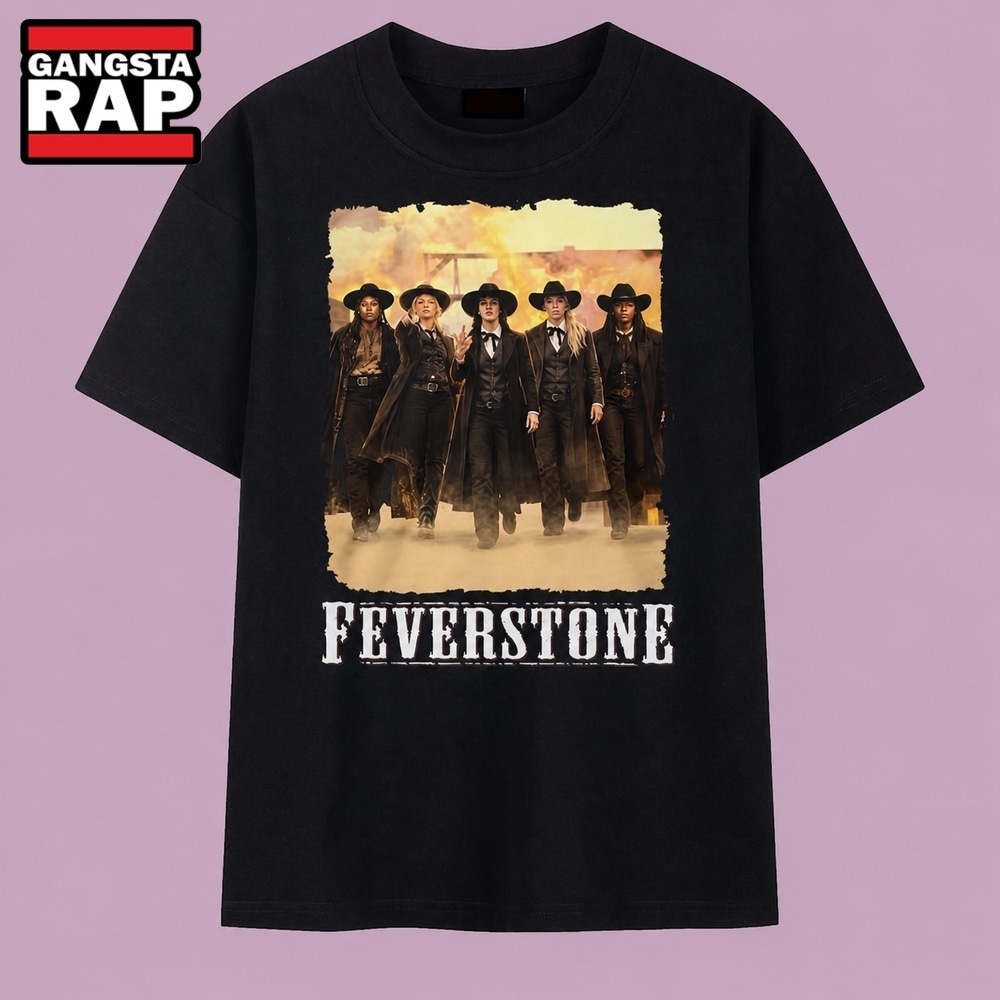 Feverstone Western Country Band Vintage Graphic T Shirt, Music 2D Shirt Feverstone Western Country Band Vintage Graphic T Shirt, Music 2D Shirt