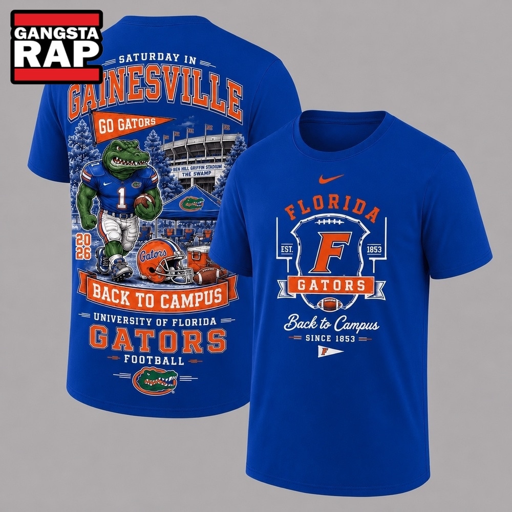 Florida Gators 2026 NCAA Back To Campus 3D Shirt , NCAA 3D Shirt Florida Gators 2026 Ncaa Back TO Campus 3D Shirt