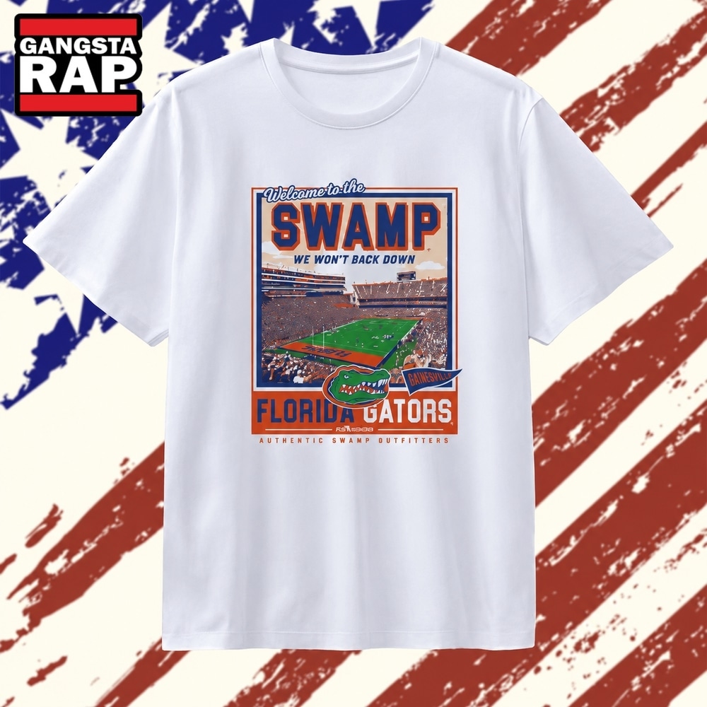 Florida Gators welcome to the swamp stadium Gainesville T Shirt , Trending 2D Shirt Florida Gators Welcome TO The Swamp Stadium Gainesville T Shirt