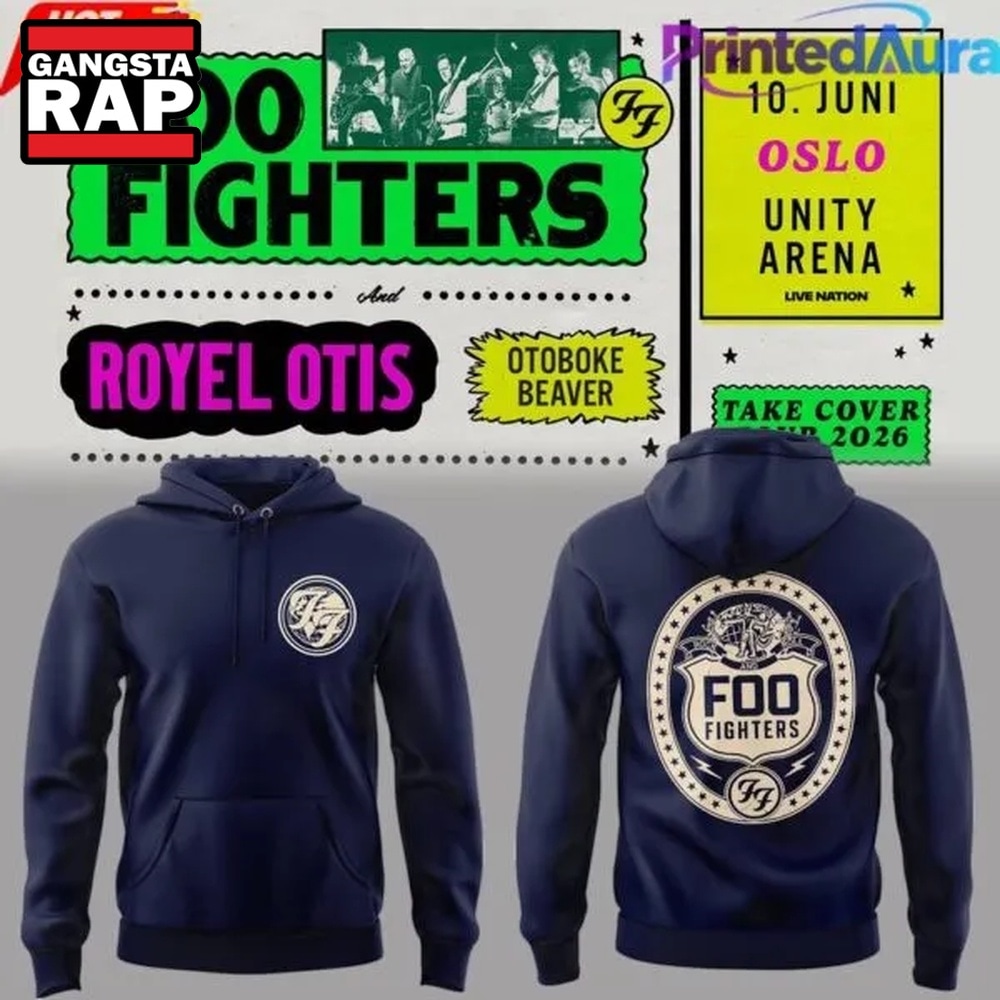 Foo Fighters Take Cover Tour 2026 Hoodie , Music Trending 3D Shirt Foo Fighters Take Cover Tour 2026 Hoodie