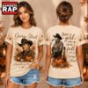 George Strait Autumn Pumpkin Portrait Unisex 3D Shirt , Music Trend Shirt George Strait Autumn Pumpkin Portrait Unisex 3D Shirt