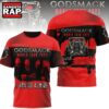 Godsmack World Tour 2025 Limited Edition 3D T Shirt , Music Trending 3D Shirt Godsmack World Tour 2025 Limited Edition 3D T Shirt