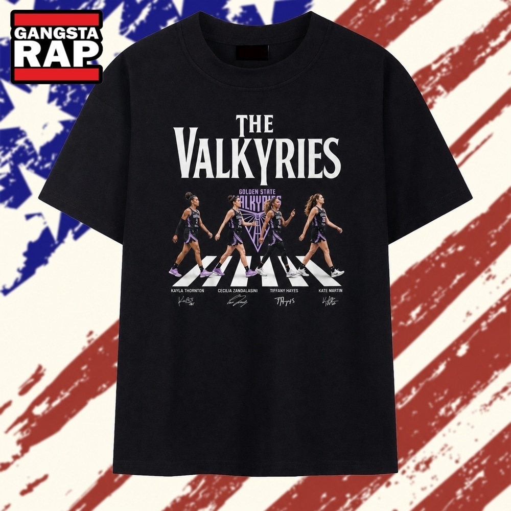 Golden State Valkyries Abbey Road Signature T Shirt , Trending 2D Shirt Golden State Valkyries Abbey Road Signature T Shirt , Trending 2D Shirt