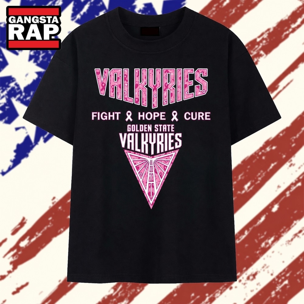 Golden State Valkyries Fight Hope Cure Breast Cancer Awareness T Shirt, Trending 2D Shirt Golden State Valkyries Fight Hope Cure Breast Cancer Awareness T Shirt, Trending 2D Shirt