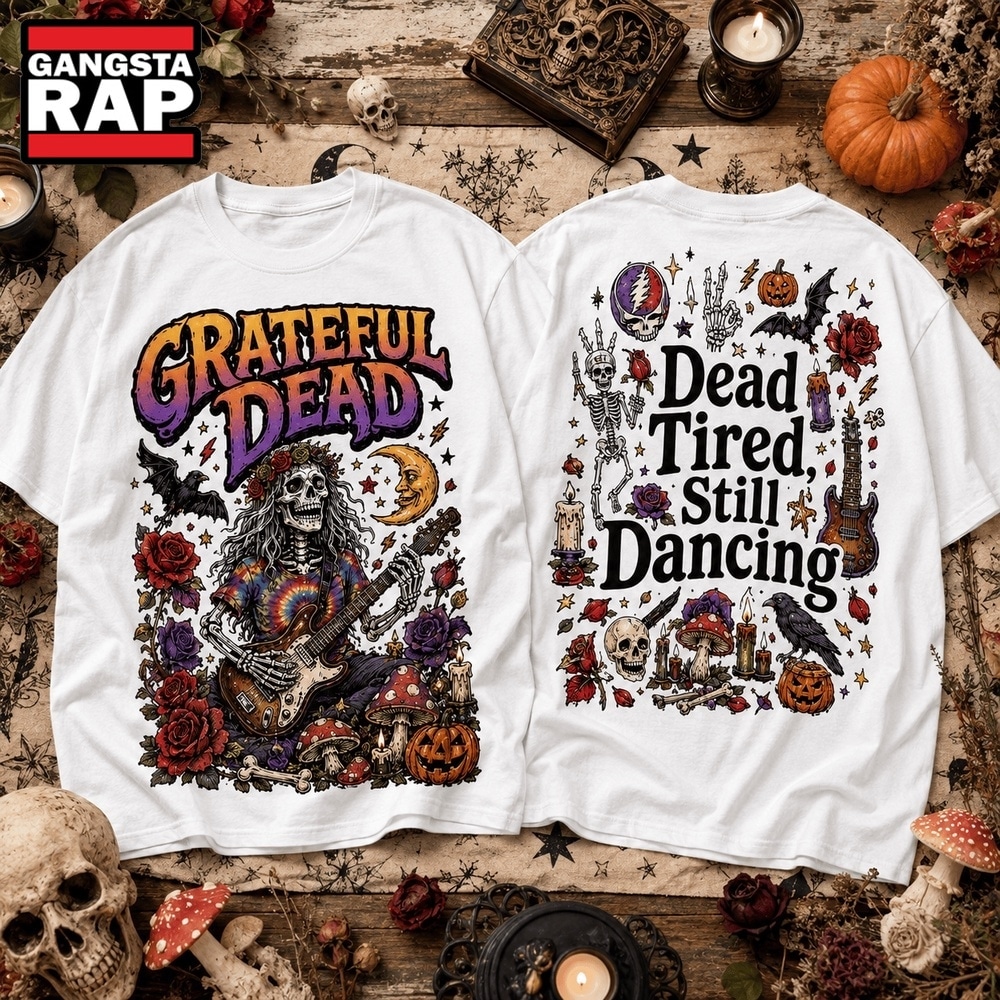 Grateful Dead Dead Tired Still Dancing Halloween 3D Shirt, Trending 3D Music Shirt Grateful Dead Dead Tired Still Dancing Halloween 3D Shirt, Trending 3D Music Shirt