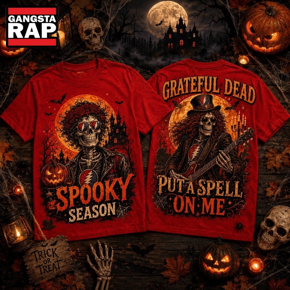 Grateful Dead Halloween Moon Skull With Roses Spooky Season 3D Shirt , Music Trending 3D Shirt Grateful Dead Halloween Moon Skull With Roses Spooky Season 3D Shirt , Music Trending 3D Shirt