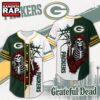 Green Bay Packers NFL Game Day Grateful Dead Baseball Jersey Shirt, NFL Baseball Jersey Green Bay Packers Nfl Game Day Grateful Dead Baseball Jersey Shirt