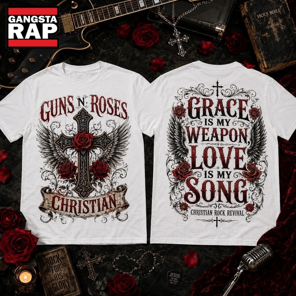 Guns N’ Roses Christian Grace Is My Weapon 3D Shirt, Trending 3D Music Shirt Guns N’ Roses Christian Grace Is My Weapon 3D Shirt, Trending 3D Music Shirt
