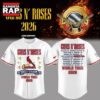 Guns N' Roses x St. Louis Cardinals World Tour 2026 White Baseball Jersey, Trending Music Jersey 3 Guns N' Roses x St. Louis Cardinals World Tour 2026 White Baseball Jersey, Trending Music Jersey Guns N Roses X ST Louis Cardinals World Tour 2026 White Baseball Jersey