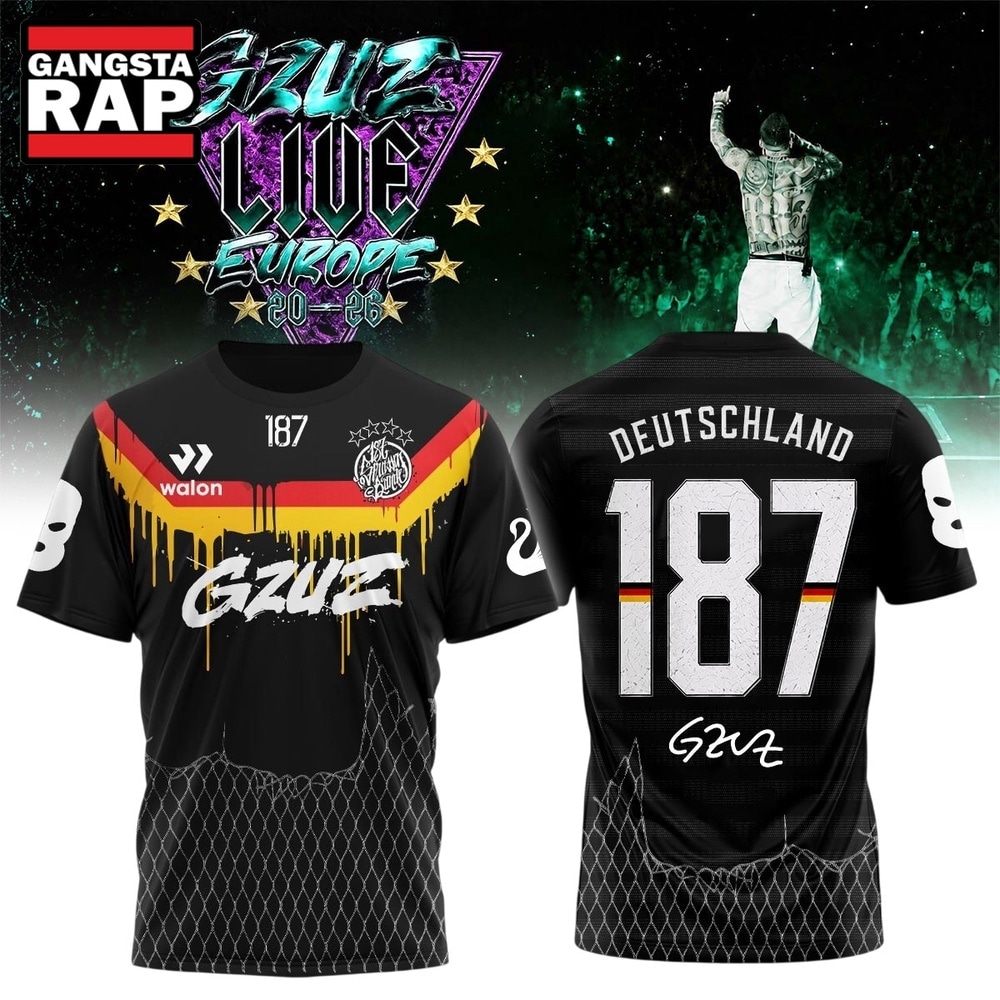 GZUZ LIVE EUROPE TOUR 2026 Signed 3D Shirt, Trending 3D Music Shirt GZUZ LIVE EUROPE TOUR 2026 Signed 3D Shirt, Trending 3D Music Shirt