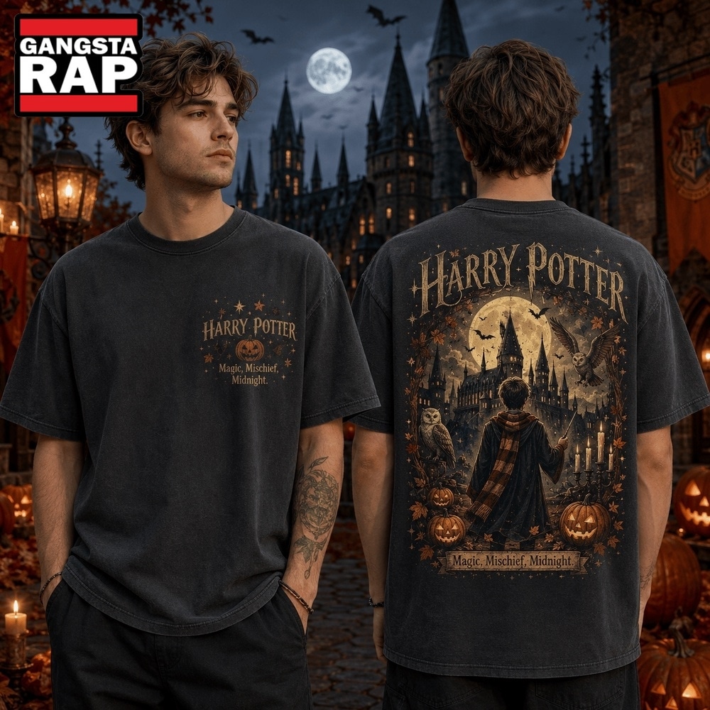 Harry Potter Halloween Magic, Mischief, Midnight 2026 3D Shirt
