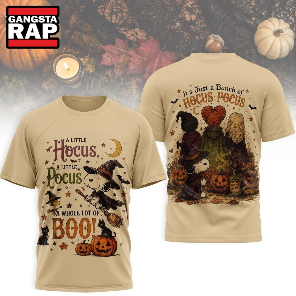Hocus Pocus Halloween Collection 3D Shirt , Music Trending 3D Shirt Hocus Pocus Halloween Collection 3D Shirt