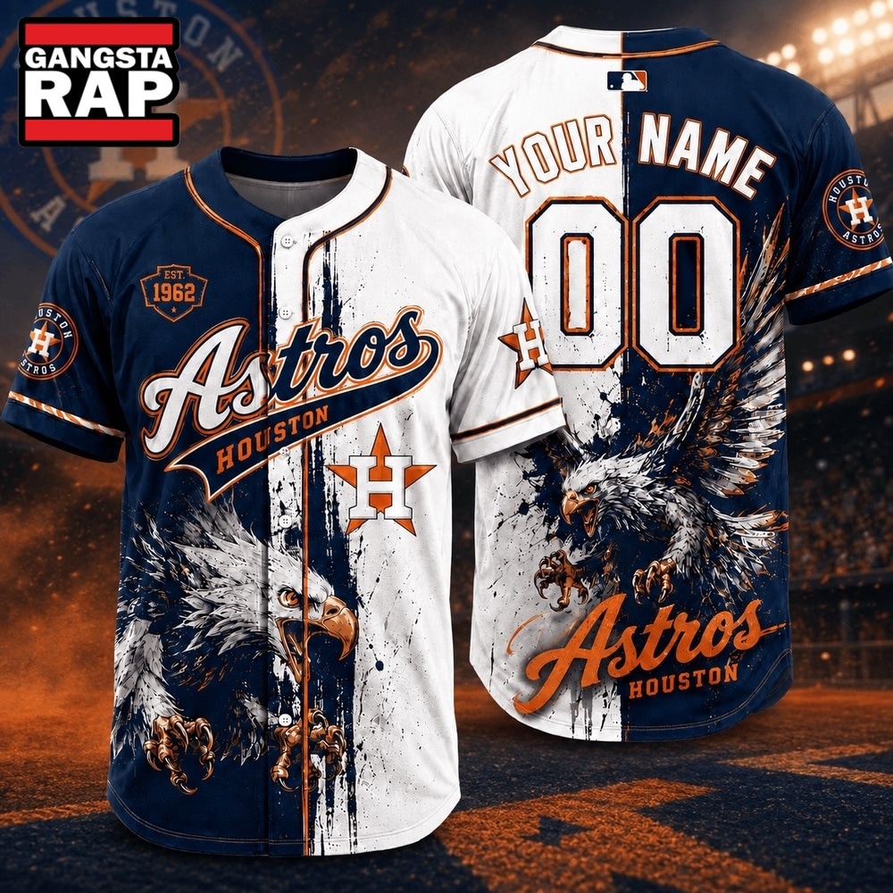 Houston Astros 2026 MLB Eagle America Personalized Baseball Jersey , MLB Baseball Jersey Houston Astros 2026 Mlb Eagle America Personalized Baseball Jersey