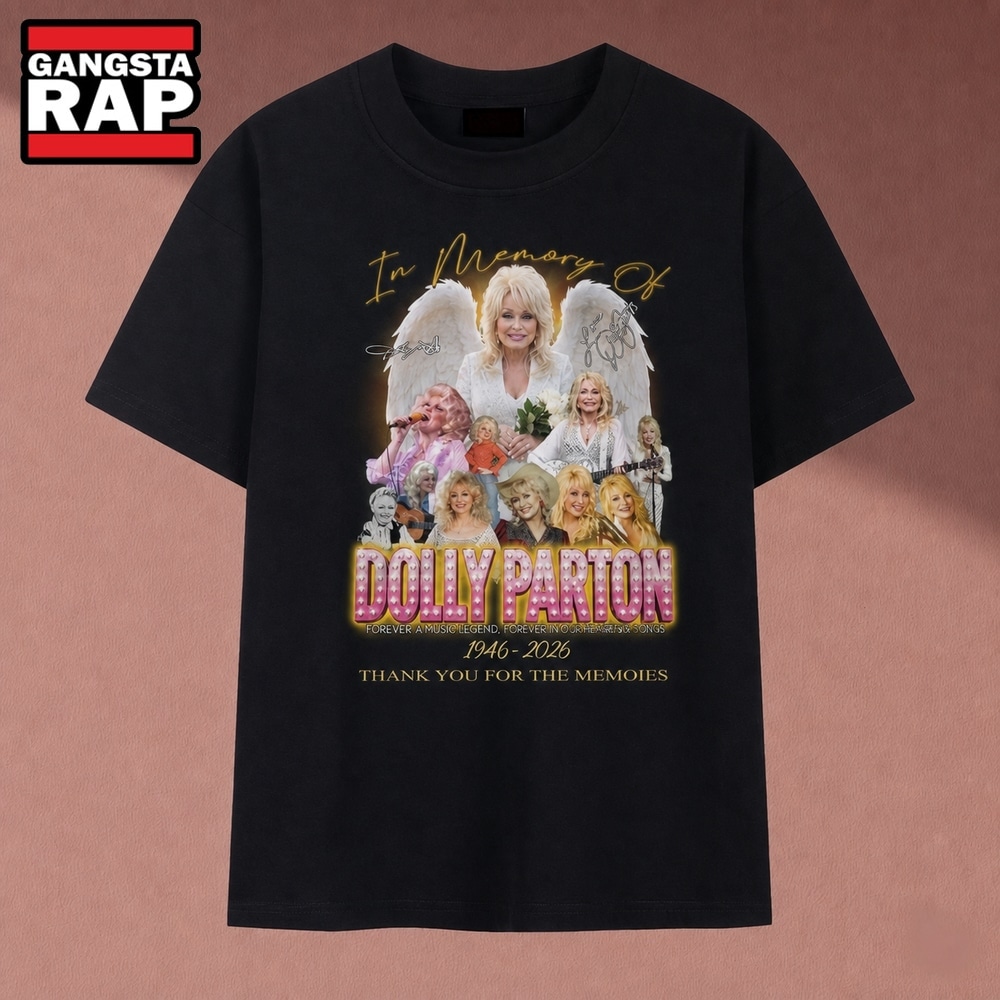 In Memory Of Dolly Parton Angel Wings 1946 2026 Memorial T Shirt, Music 2D Shirt In Memory Of Dolly Parton Angel Wings 1946 2026 Memorial T Shirt, Music 2D Shirt