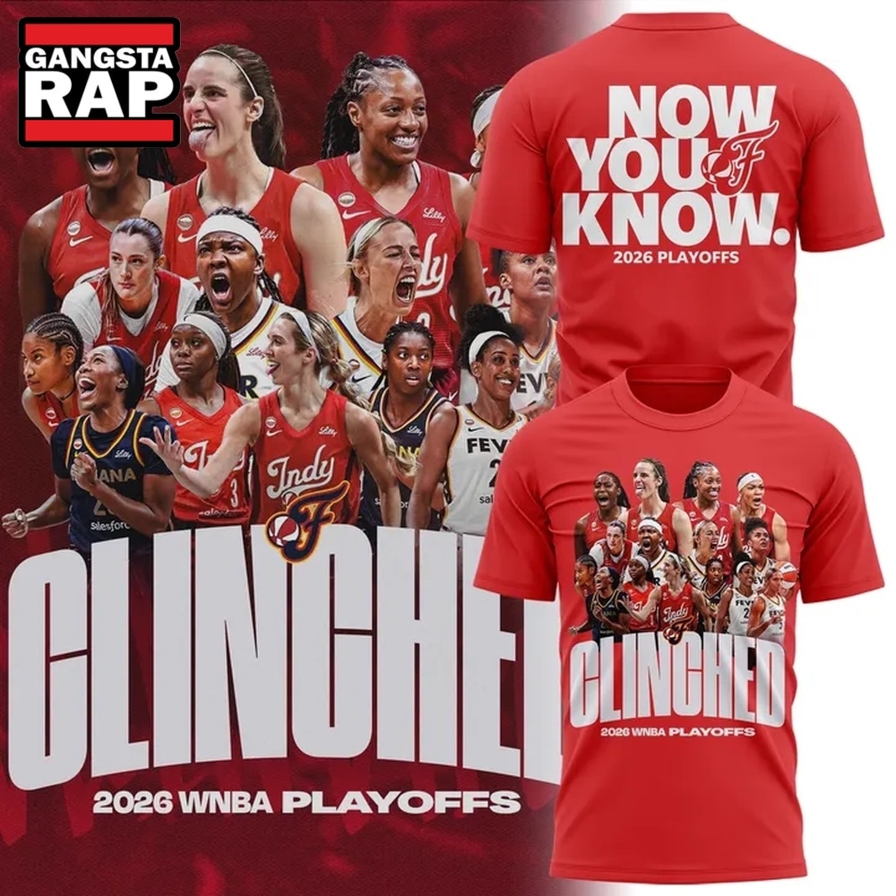 Indiana Fever 2026 WNBA PLAYOFFS Now You Know Red 3D Shirt, Trending Design Shirt Indiana Fever 2026 WNBA PLAYOFFS Now You Know Red 3D Shirt, Trending Design Shirt