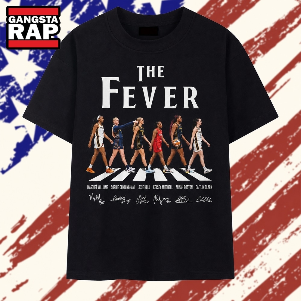 Indiana Fever Abbey Road Style Caitlin Clark Boston Mitchell T Shirt, Trending 2D Shirt Indiana Fever Abbey Road Style Caitlin Clark Boston Mitchell T Shirt, Trending 2D Shirt