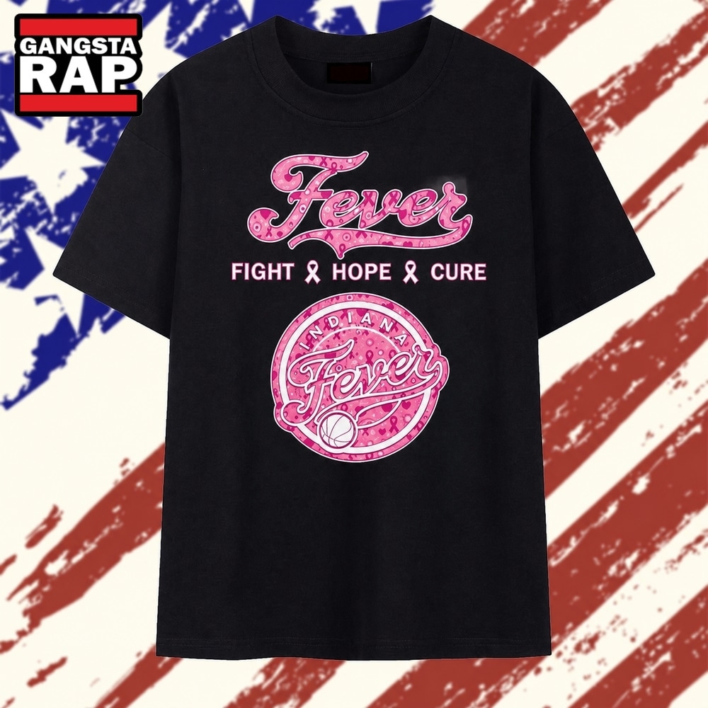 Indiana Fever Fight Hope Cure Breast Cancer Awareness Ribbon T Shirt, Trending 2D Shirt Indiana Fever Fight Hope Cure Breast Cancer Awareness Ribbon T Shirt, Trending 2D Shirt