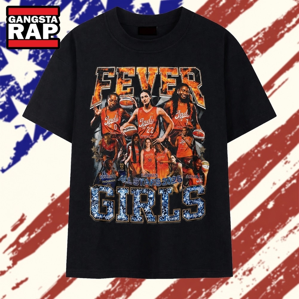 Indiana Fever Girls All Stars Caitlin Clark Bootleg T Shirt , Vintage Trending Shirt Indiana Fever Girls All Stars Caitlin Clark Bootleg T Shirt