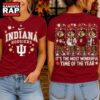 Indiana Hoosiers 2026 NCAA Autumn Festive Cheer T Shirt , NCAA 3D Shirt Indiana Hoosiers 2026 Ncaa Autumn Festive Cheer T Shirt