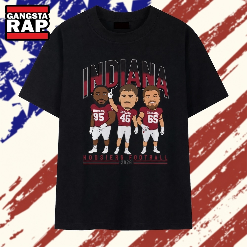Indiana Hoosiers Football 2026 Caricature Players T Shirt , Trending 2D Shirt Indiana Hoosiers Football 2026 Caricature Players T Shirt , Trending 2D Shirt