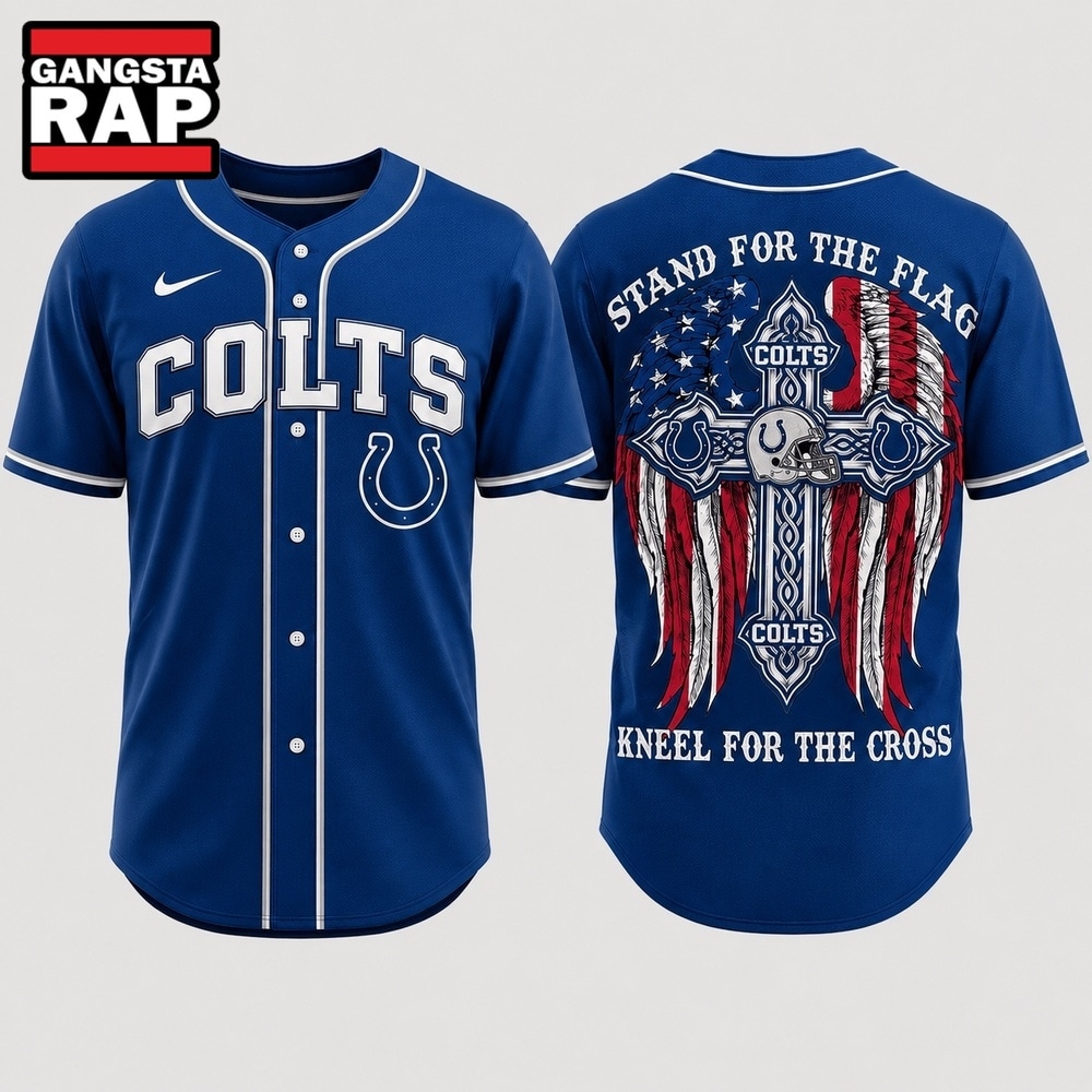 Indianapolis Colts NFL Stand For The Flag Kneel For The Cross Baseball Jersey Shirt , NFL Baseball Jersey Indianapolis Colts NFL Stand For The Flag Kneel For The Cross Baseball Jersey Shirt , NFL Baseball Jersey