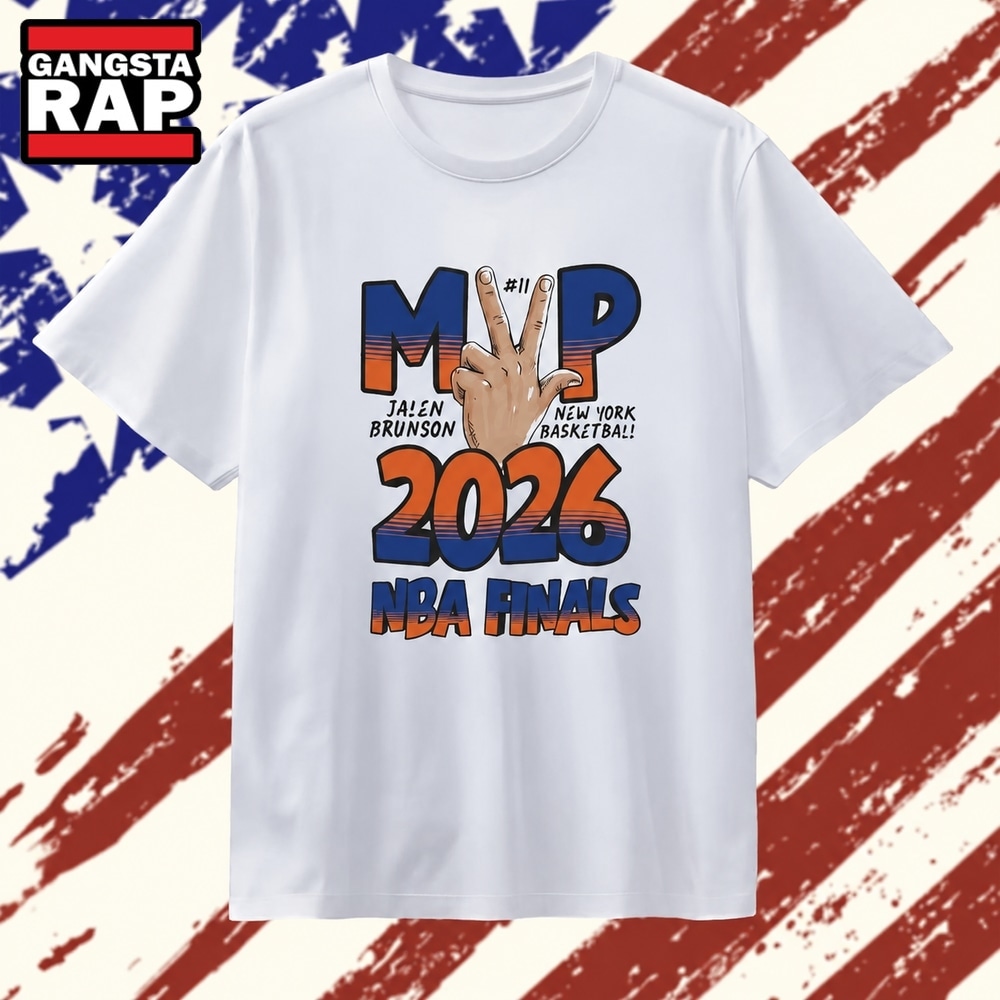 Jalen Brunson New York Basketball MVP 2026 NBA Finals T Shirt, Trending 2D Shirt Jalen Brunson New York Basketball Mvp 2026 Nba Finals T Shirt