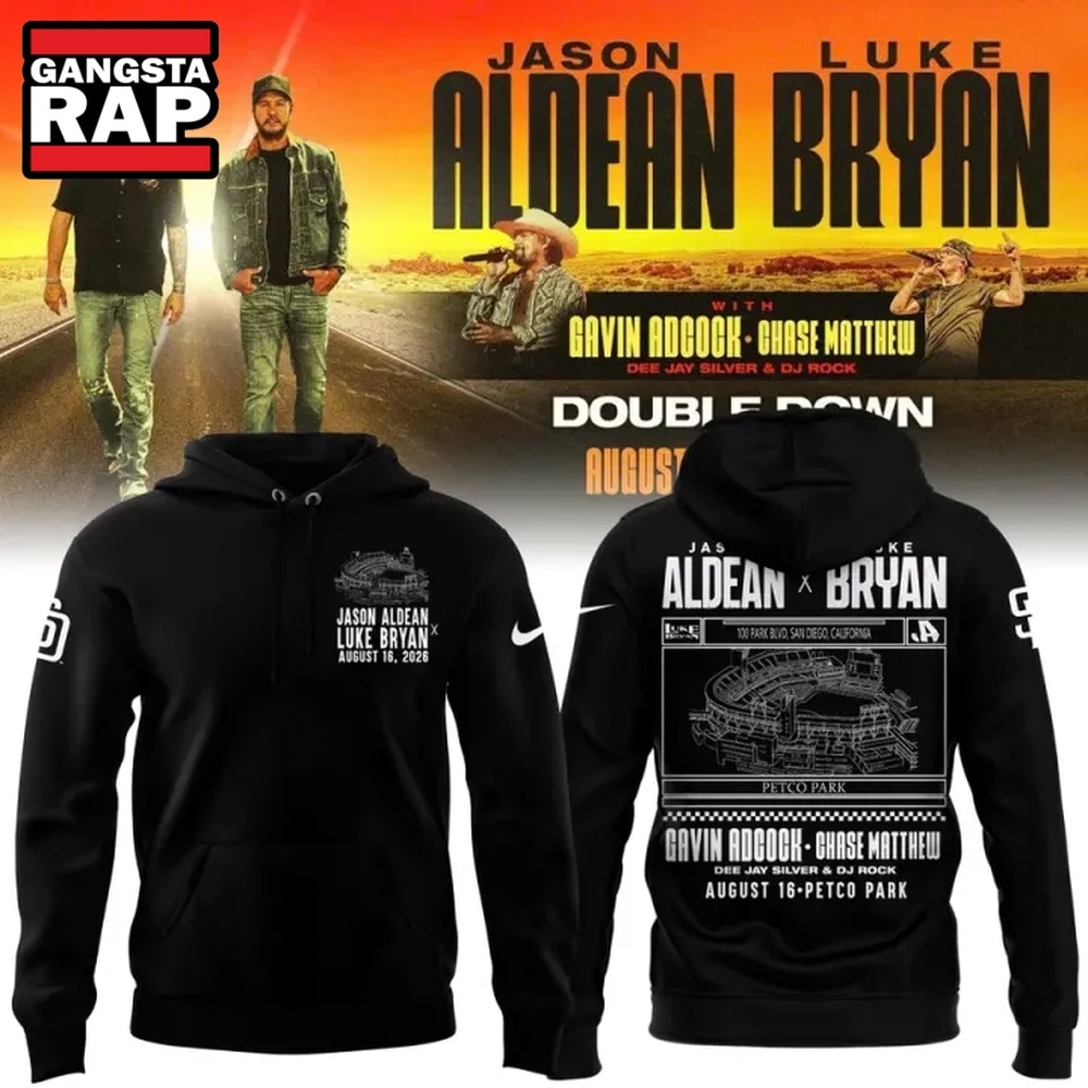 Jason Aldean and Luke Bryan x San Diego Padres Limited Edition 2026 Hoodie, Trending 3D Music Shirt Jason Aldean and Luke Bryan x San Diego Padres Limited Edition 2026 Hoodie, Trending 3D Music Shirt