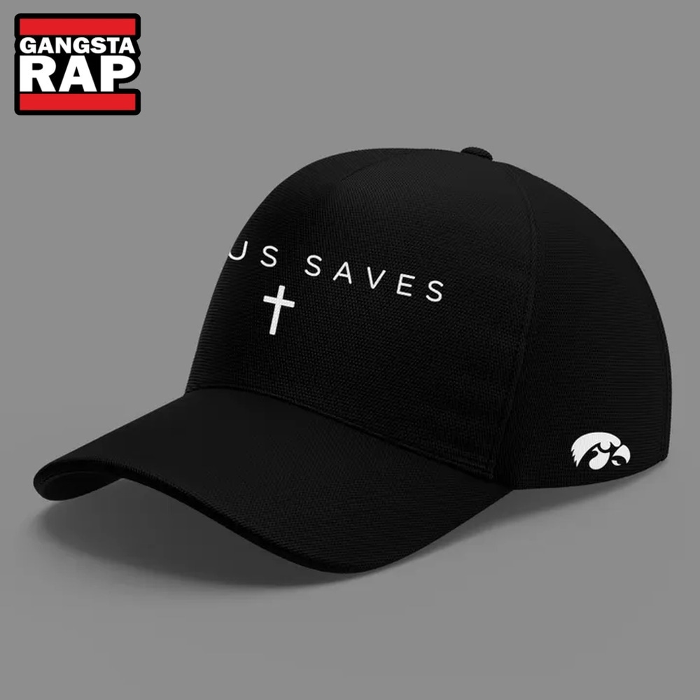 JESUS SAVES x Iowa Hawkeyes 2026 Classic Cap , Trending Baseball Cap Jesus Saves X Iowa Hawkeyes 2026 Classic Cap