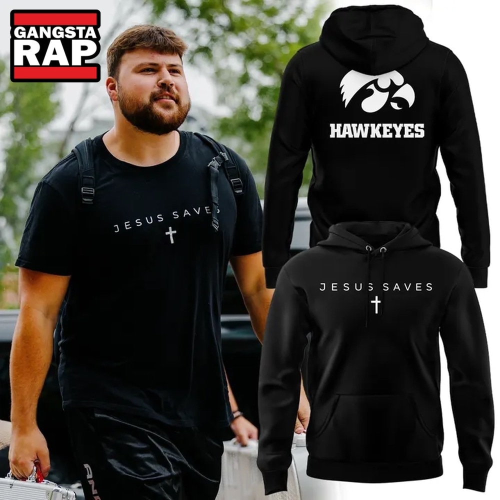 JESUS SAVES x Iowa Hawkeyes 2026 Hoodie