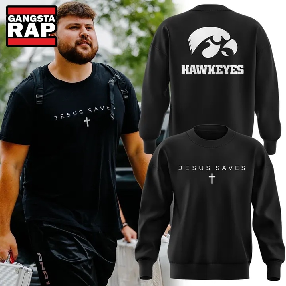 JESUS SAVES x Iowa Hawkeyes 2026 Sweatshirt