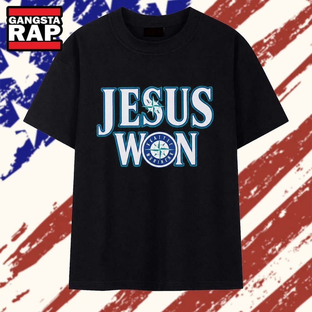 Jesus Won Seattle Mariners Baseball Logo 2026 T Shirt , Vintage Trending Shirt Jesus Won Seattle Mariners Baseball Logo 2026 T Shirt , Vintage Trending Shirt