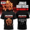 Jonas Brothers The Burning Up Tour 2026 Signature Scheduler T Shirt, Trending 3D Music Shirt Jonas Brothers The Burning UP Tour 2026 Signature Scheduler T Shirt
