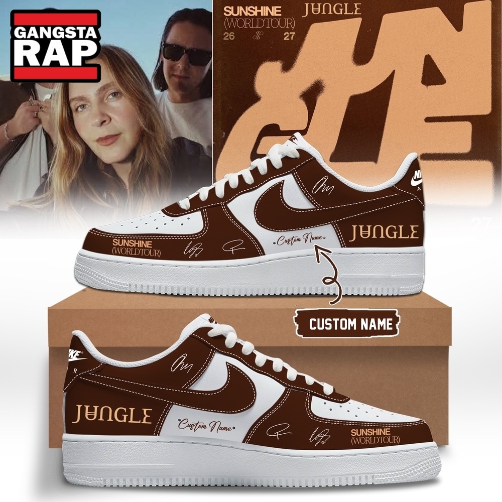 Jungle Sunshine World Tour 2026 27 Limited Edition Signature Red Air Force 1 Shoes Sneakers
