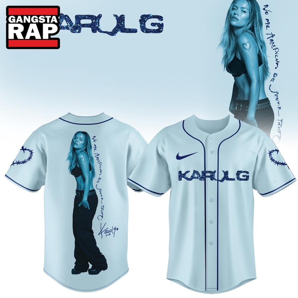 KaRol G Album NO ME ARREPIENTO DE SENTIR TANTO Chibi Baseball Jersey , Music Fans Jersey Shirt KaRol G Album NO ME ARREPIENTO DE SENTIR TANTO Chibi Baseball Jersey , Music Fans Jersey Shirt