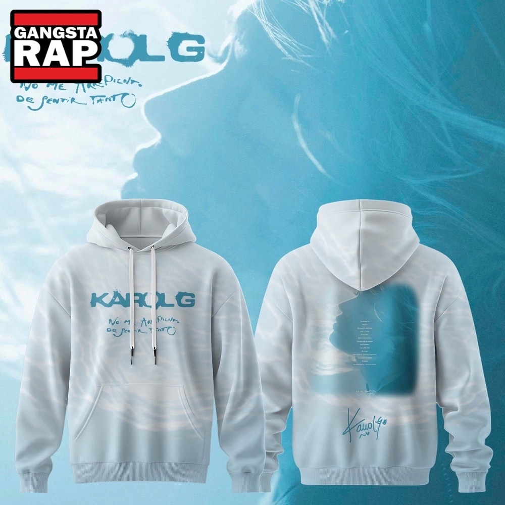KaRol G Album NO ME ARREPIENTO DE SENTIR TANTO Hoodie , Music Trend Shirt KaRol G Album NO ME ARREPIENTO DE SENTIR TANTO Hoodie , Music Trend Shirt