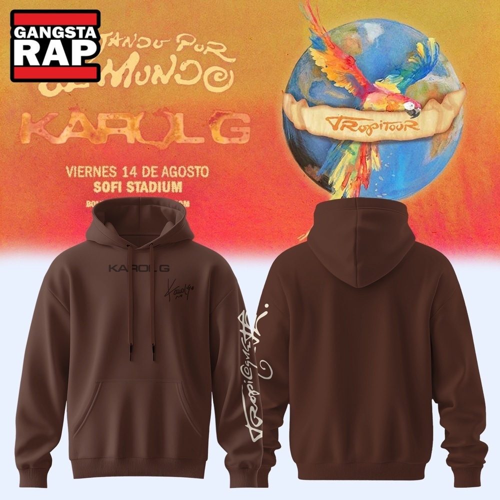 Karol G VIAJANDO POR EL MUNDO TROPITOUR New Design Hoodie , Music Trend Shirt Karol G VIAJANDO POR EL MUNDO TROPITOUR New Design Hoodie , Music Trend Shirt