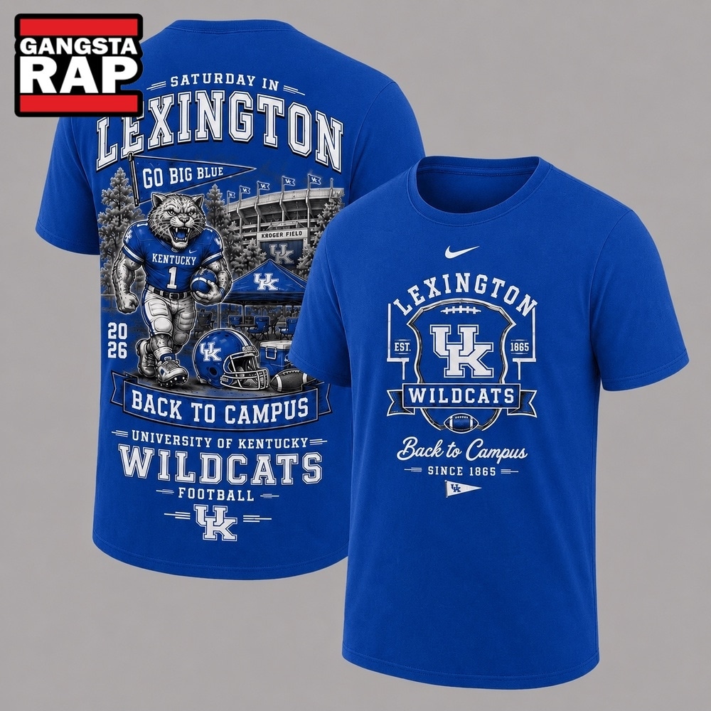Kentucky Wildcats 2026 NCAA Back To Campus 3D Shirt , NCAA 3D Shirt Kentucky Wildcats 2026 Ncaa Back TO Campus 3D Shirt