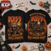Kiss Band Halloween Night Pumpkin Rock T Shirt, Trending 3D Music Shirt Kiss Band Halloween Night Pumpkin Rock T Shirt