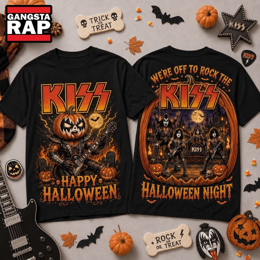 Kiss Band Halloween Night Pumpkin Rock T Shirt, Trending 3D Music Shirt Kiss Band Halloween Night Pumpkin Rock T Shirt, Trending 3D Music Shirt