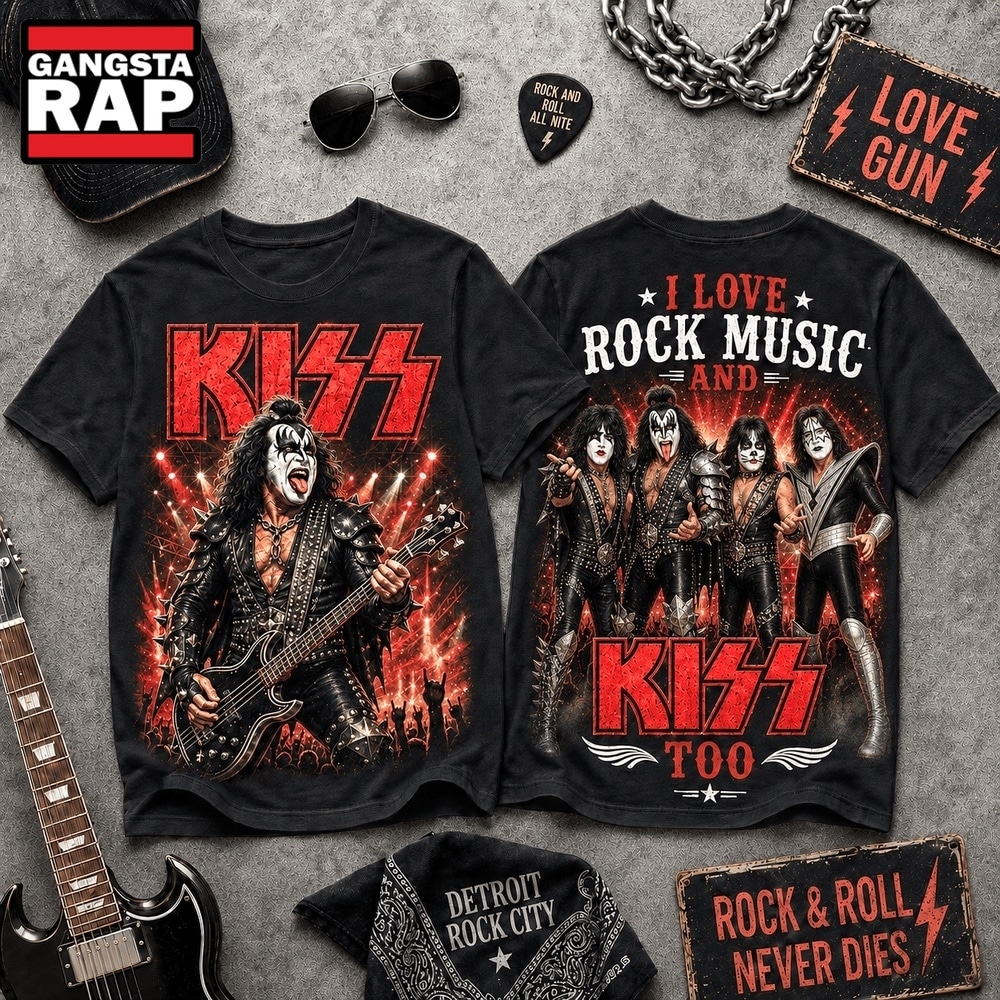 KISS Band Rock and Roll All Nite 3D Shirt , Music Trending 3D Shirt Kiss Band Rock And Roll All Nite 3D Shirt