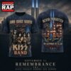 KISS Band Tribute with 911 Remembrance and 343 Fallen Heroes Print T Shirt, Trending 3D Music Shirt Kiss Band Tribute With 911 Remembrance And 343 Fallen Heroes Print T Shirt