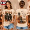 KISS Fall Pumpkin Vintage Band Portrait Unisex 3D Shirt , Music Trend Shirt Kiss Fall Pumpkin Vintage Band Portrait Unisex 3D Shirt