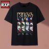 KISS Rock Band Portrait Graphic Signatures Vintage Music T Shirt, Music 2D Shirt Kiss Rock Band Portrait Graphic Signatures Vintage Music T Shirt