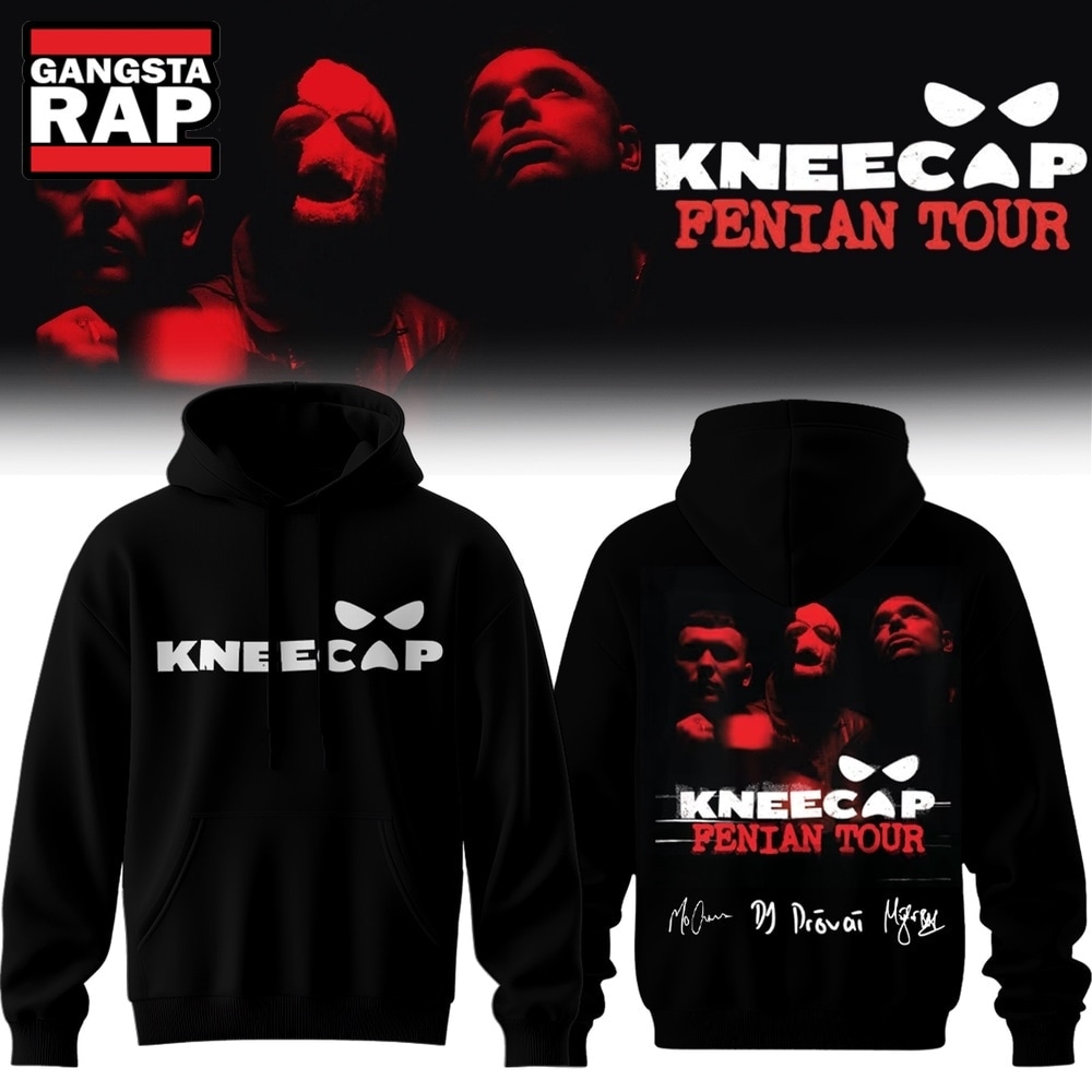 KNEECAP FENIAN TOUR Signature 2026 Hoodie , Music Trend Shirt KNEECAP FENIAN TOUR Signature 2026 Hoodie , Music Trend Shirt