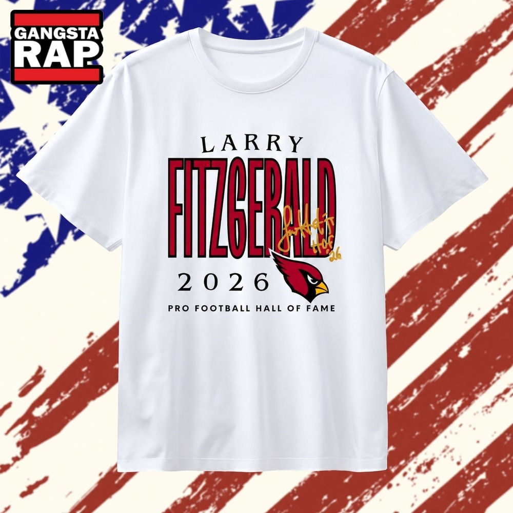 Larry Fitzgerald Cardinals Class of 2026 T Shirt , Vintage Trending Shirt Larry Fitzgerald Cardinals Class of 2026 T Shirt , Vintage Trending Shirt