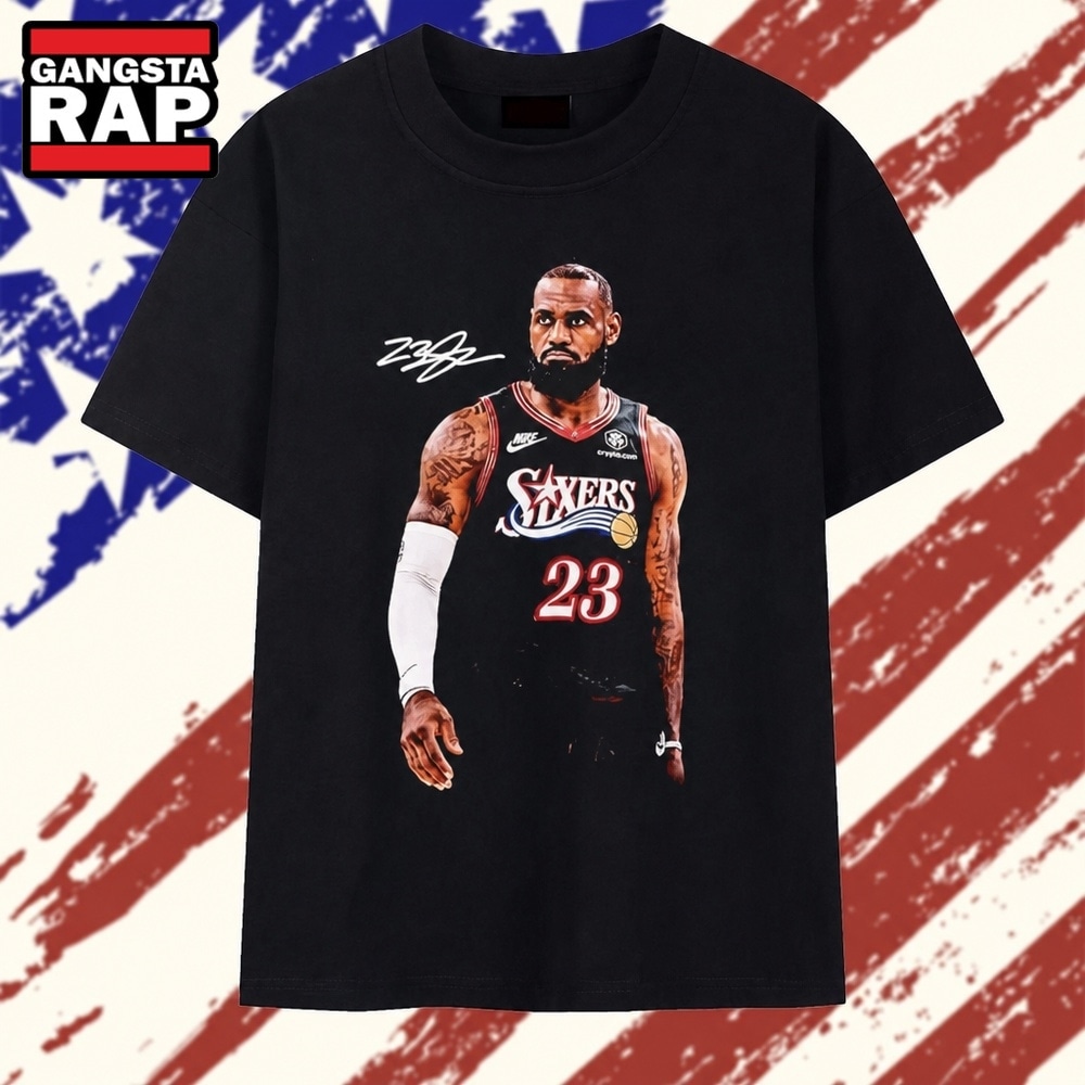 Lebron James Philadelphia 76ers The Final Act T Shirt , Trending 2D Shirt Lebron James Philadelphia 76ers The Final Act T Shirt , Trending 2D Shirt