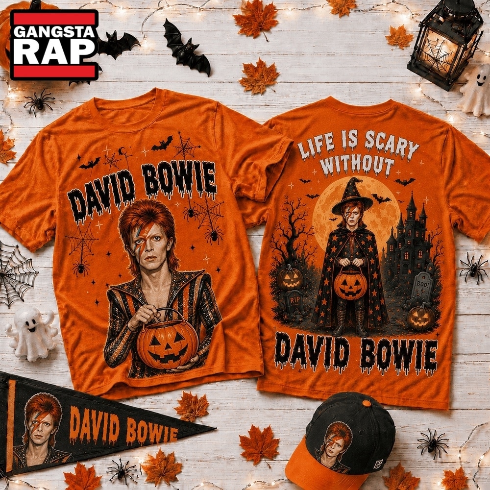 Life Is Scary Without David Bowie Halloween 2026 3D Shirt , Music Trending 3D Shirt Life IS Scary Without David Bowie Halloween 2026 3D Shirt